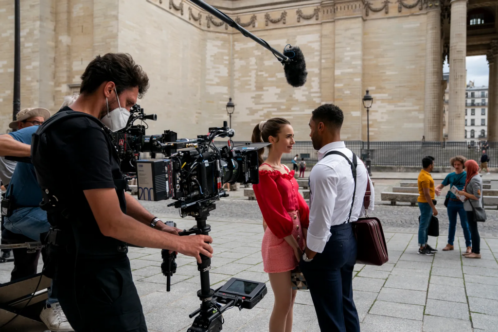 Emily in Paris en tournage
